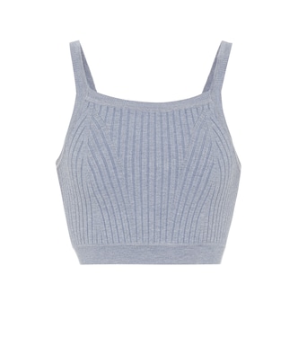 Ribbed-knit crop top | Live The Process