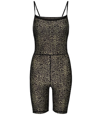 Leopard-print jumpsuit | The Upside