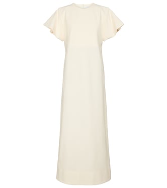 Stretch-crêpe maxi dress | Jil Sander