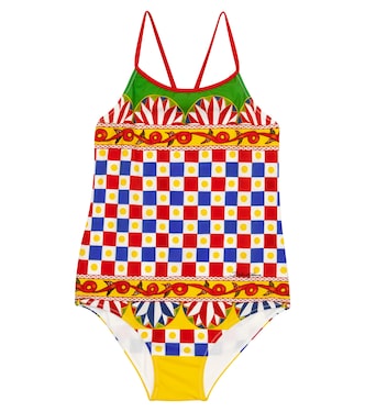 Printed swimsuit | Dolce&Gabbana Kids