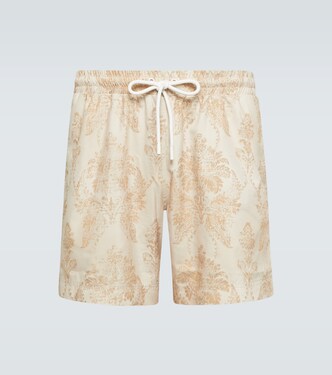 Printed swim shorts | Commas