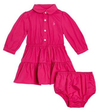 Baby cotton dress and bloomers set | Polo Ralph Lauren Kids