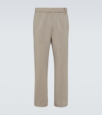 Pe Light technical poplin straight pants | Snow Peak