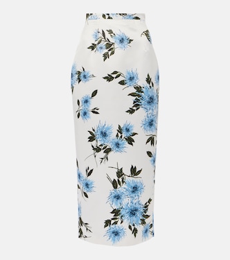 Lorelei floral midi skirt | Emilia Wickstead
