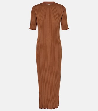 Maeve ribbed-knit midi dress | Varley