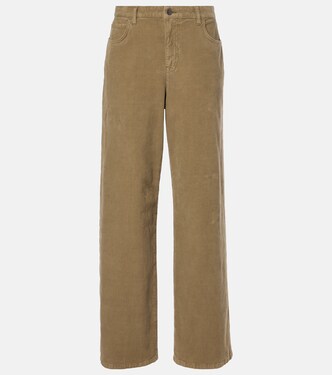 Eglitta cotton corduroy wide-leg pants | The Row