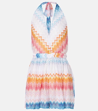 Zigzag halterneck romper | Missoni