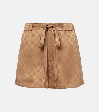 Shorts in raso GG  | Gucci