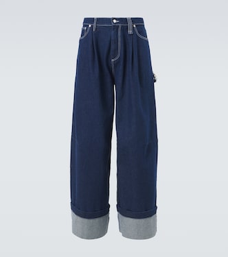 Verzierte Wide-Leg Jeans  | Simone Rocha