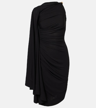 Embellished draped jersey midi dress | Bottega Veneta