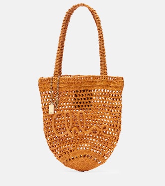 Summer Banana Small raffia shopper | Chloé