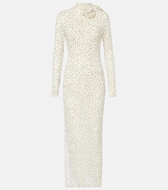 Robe longue à pois et fleurs | Magda Butrym