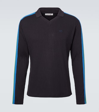 Polopullover aus Rippstrick | Wales Bonner