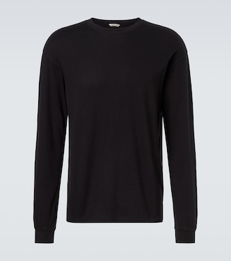 Longsleeve aus Baumwoll-Jersey | Auralee