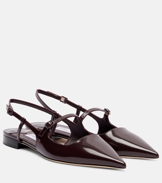 Didi patent leather slingback flats | Jimmy Choo