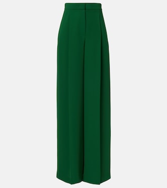 Laccato high-rise cady wide-leg pants | Max Mara
