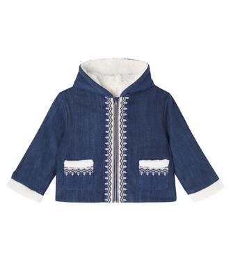 Melvette embroidered denim jacket | Louise Misha