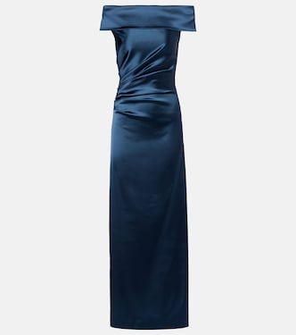 Opaco gathered satin gown | Max Mara