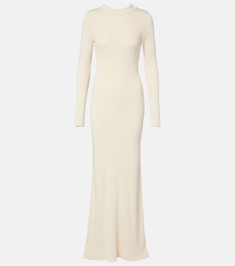 Elowen open-back silk-blend maxi dress | Aya Muse