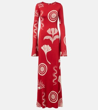 Amay printed jersey maxi dress | Cala de la Cruz
