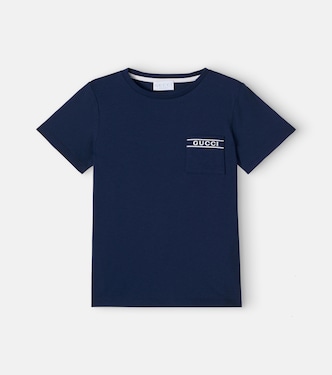 Logo cotton jersey T-shirt | Gucci Kids