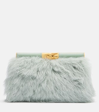 Marlene Small shearling shoulder bag | Dolce&Gabbana