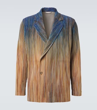 Paint Brush Close-Up pleated blazer | Homme Plissé Issey Miyake