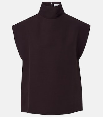 Poplin turtleneck top | Alaïa