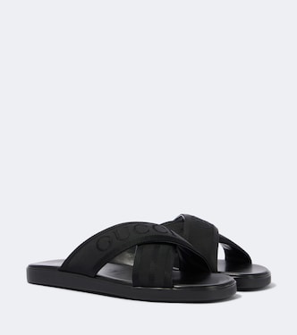 Sandalen aus Jacquard | Gucci