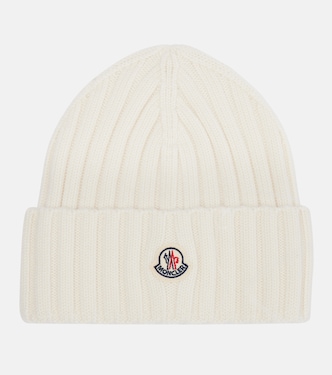 Logo virgin wool beanie | Moncler