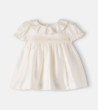Baby embroidered taffeta dress | Patachou