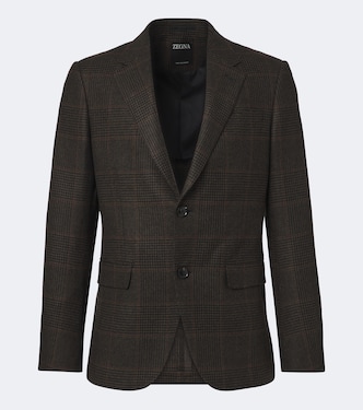 Blazer de cachemir a cuadros | Zegna