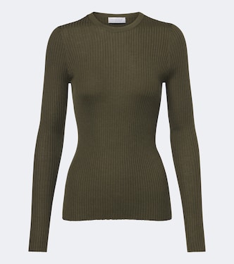 Browning ribbed-knit cashmere and silk sweater | Gabriela Hearst