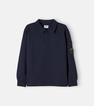 Logo cotton polo shirt | C.P. Company Kids