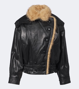 Valina double-breasted leather jacket  | Isabel Marant