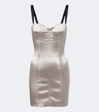 Satin corset dress | Dolce&Gabbana