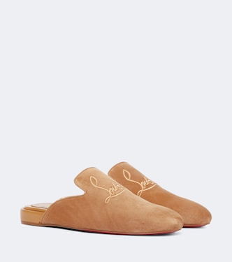 Navy Coolito Flat mules | Christian Louboutin