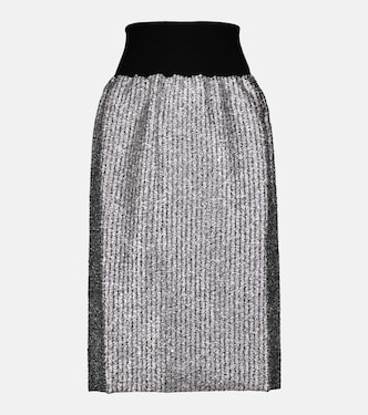 2 Moncler 1952 Lurex® wool-blend midi skirt | Moncler Genius