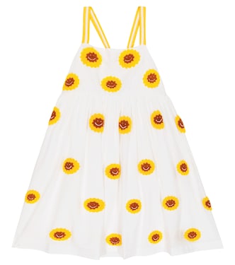 Embroidered cotton dress | Stella McCartney Kids