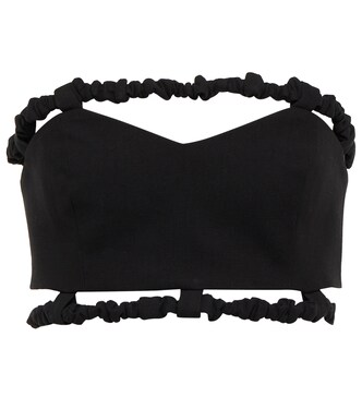 Cropped-Top aus Baumwolle | Ganni