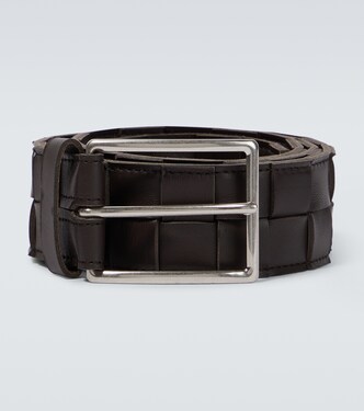 Maxi Intreccio leather belt | Bottega Veneta