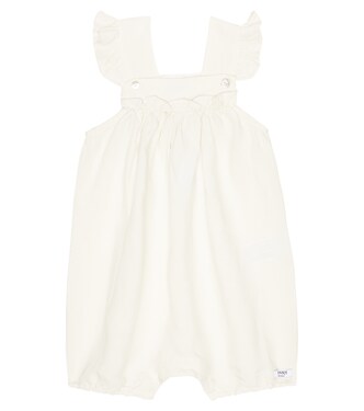 Baby Sas linen-blend playsuit | Donsje