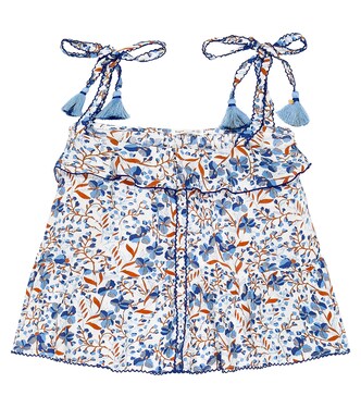 Astra floral top | Poupette St Barth Kids