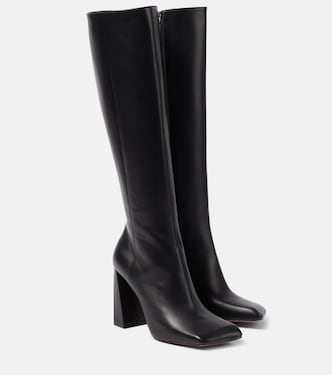 Botas altas Marine 95 de piel napa | Amina Muaddi