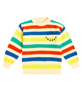 Striped cotton sweater | Bobo Choses