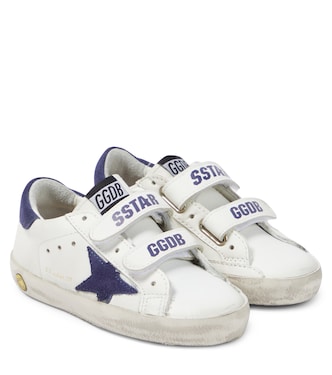 Old School leather sneakers | Golden Goose Kids