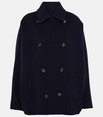 Cropped wool and cashmere coat | Brunello Cucinelli
