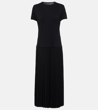 Pleated cotton midi dress | MM6 Maison Margiela
