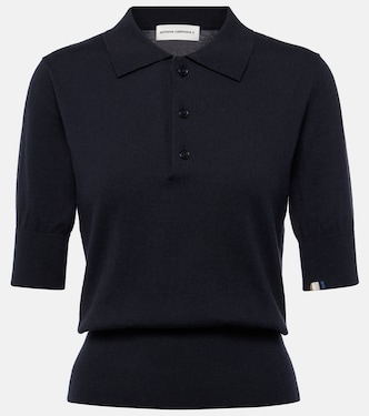 N°351 Park cotton and cashmere polo shirt | Extreme Cashmere