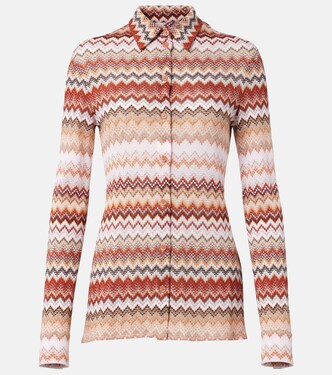Zigzag lamé shirt | Missoni